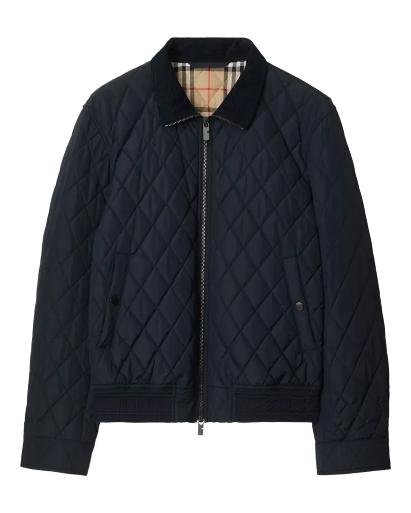 Burberry Gesteppte Bomberjacke - Blau Blau