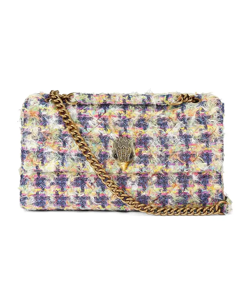 Kurt Geiger Schultertasche aus Tweed - Violett Violett