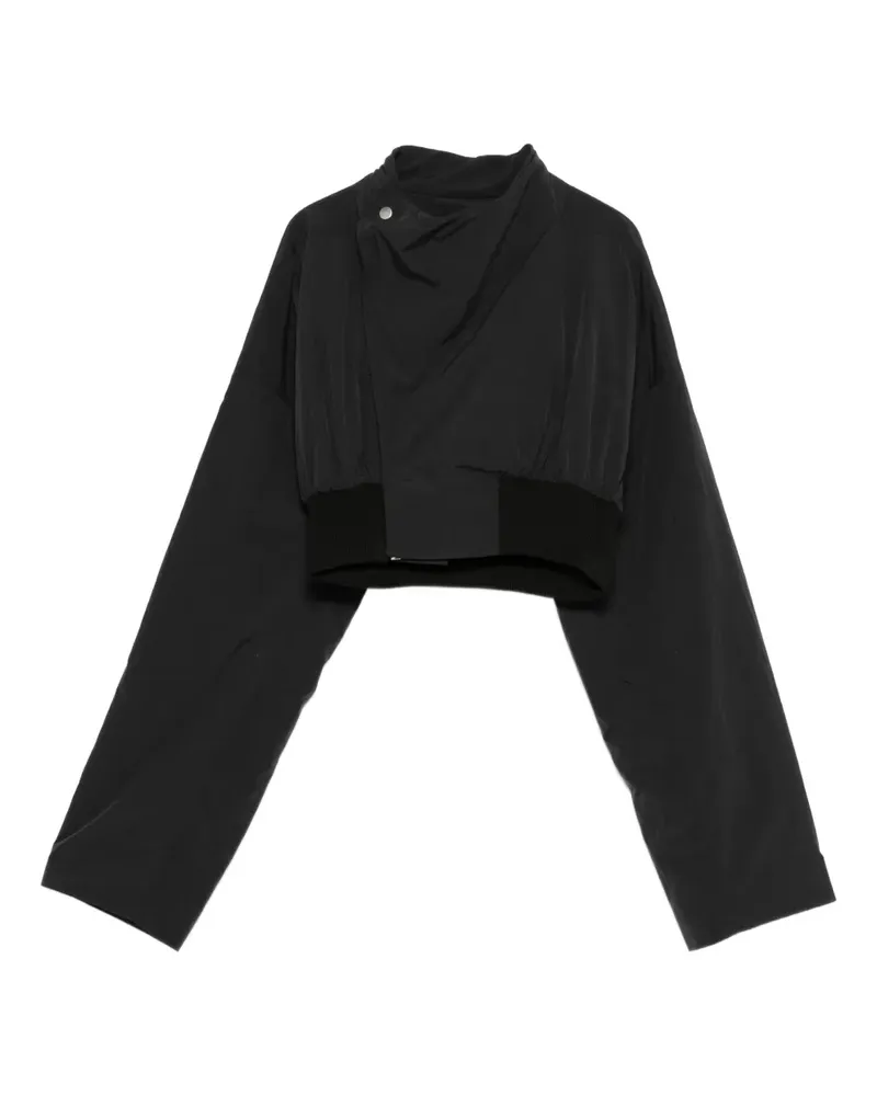 Rick Owens double-breasted cropped jacket - Schwarz Schwarz