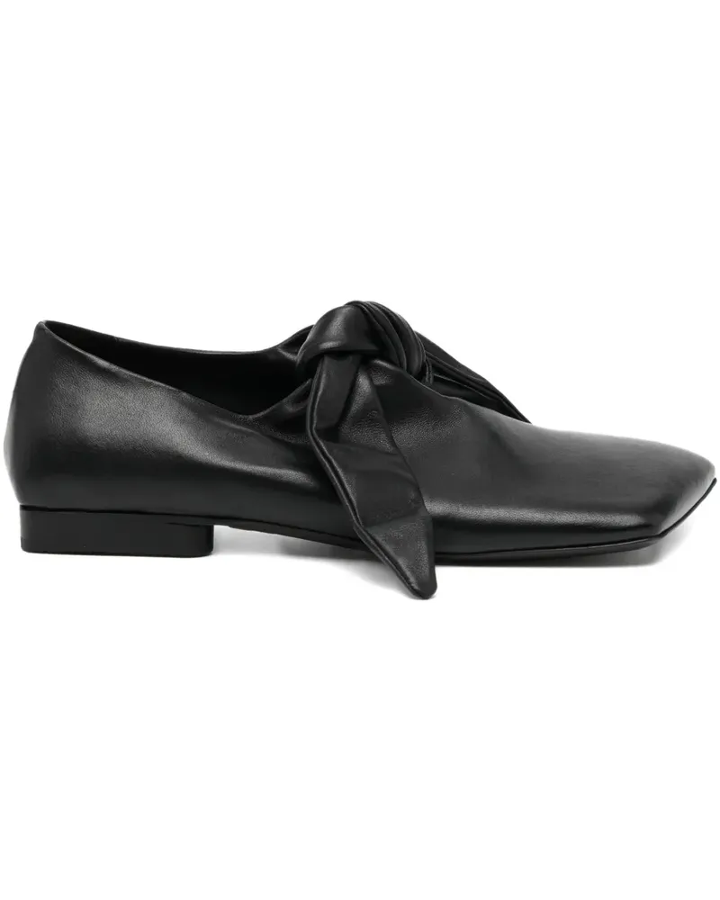 Uma Wang bow flat pumps - Blau Blau