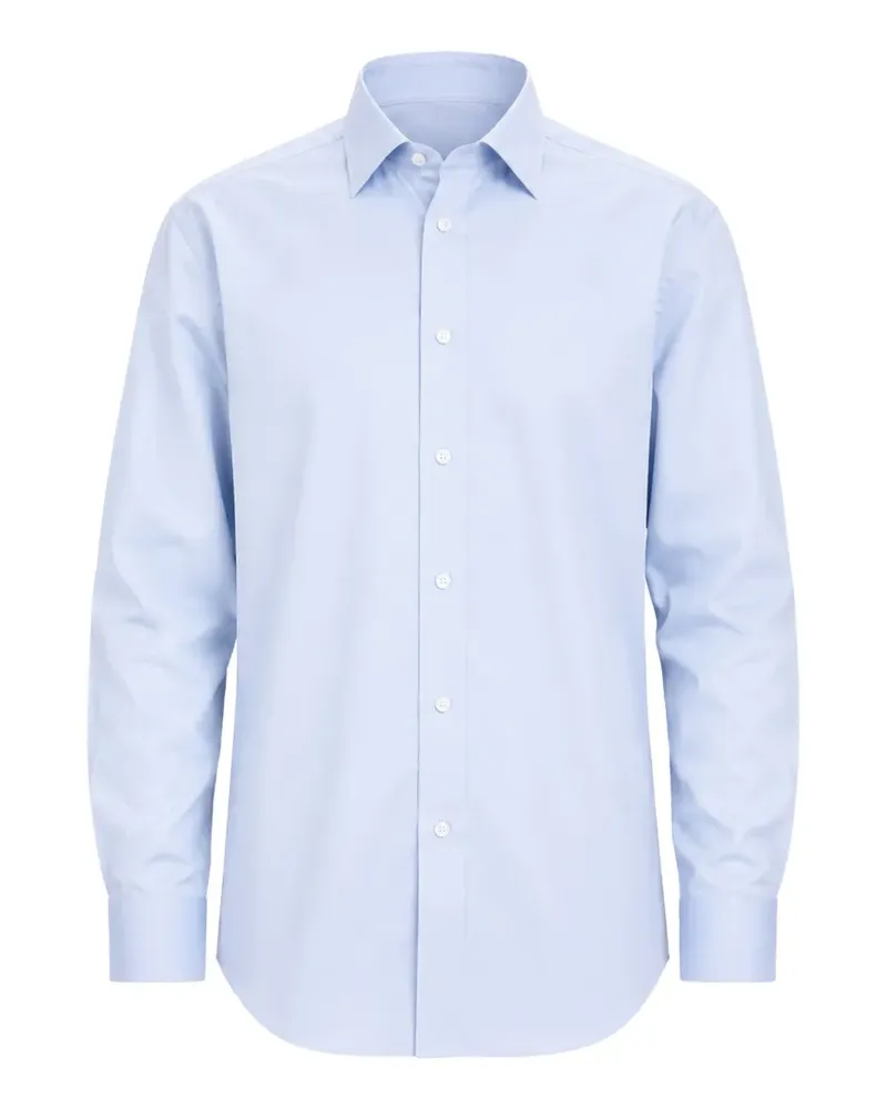 Ermenegildo Zegna Hemd mit spitzem Kragen - Blau Blau