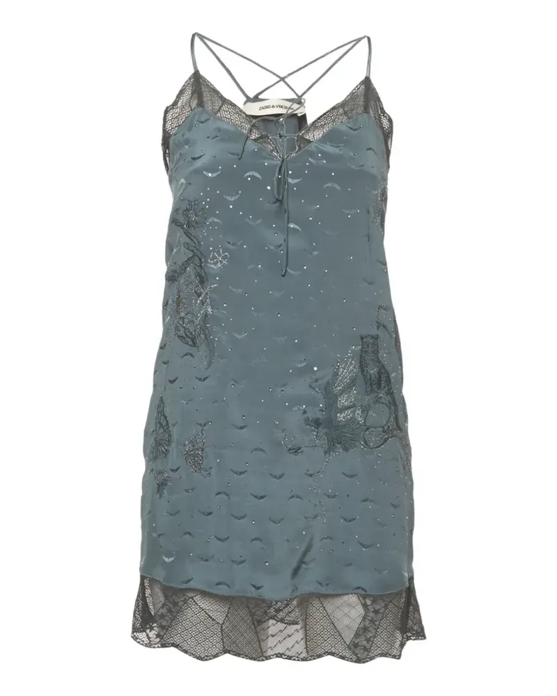 Zadig & Voltaire Calissa Wings Minikleid aus Jacquard - Grau Grau