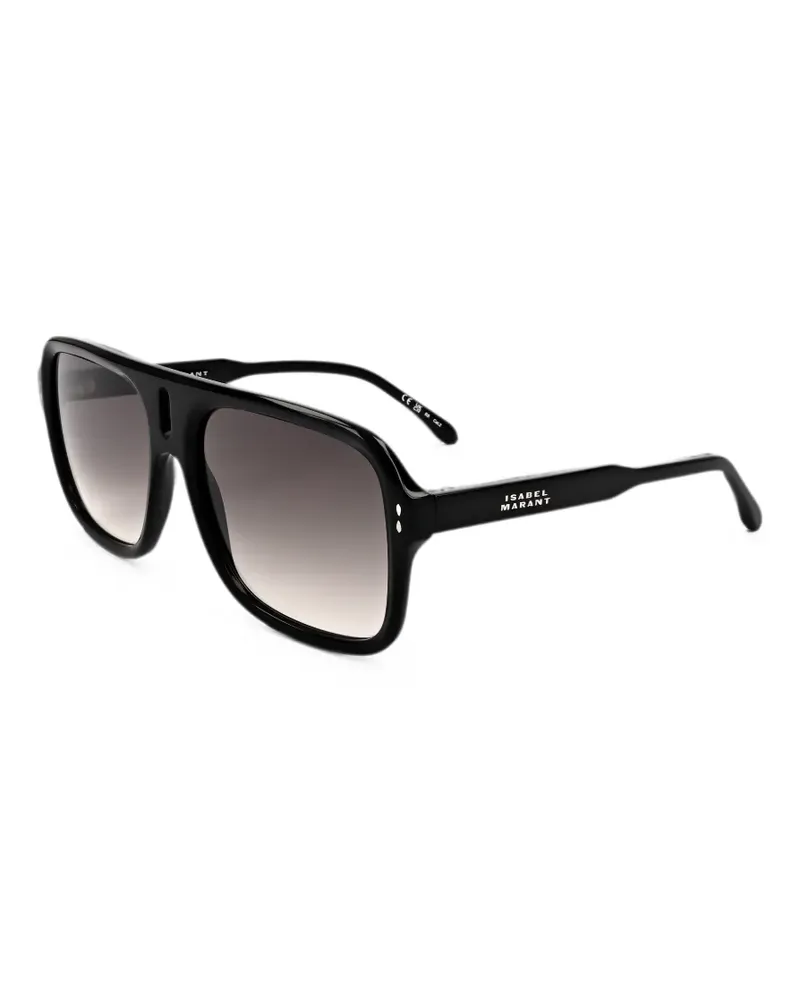 Isabel Marant Getönte Pilotenbrille - Schwarz Schwarz