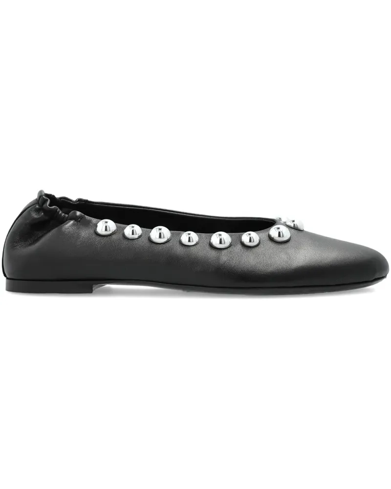 IRO Ballerinas mit Nieten - Schwarz Schwarz