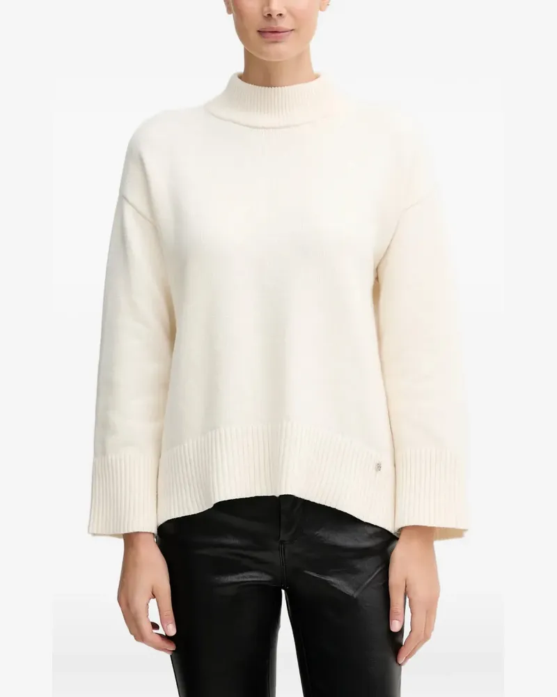 DKNY Gerippter Pullover - Nude Nude