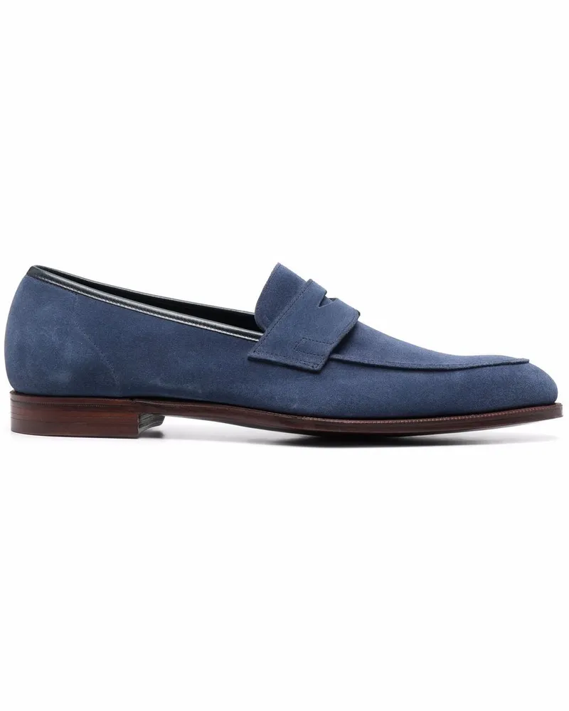 Crockett & Jones suede loafers - Blau Blau