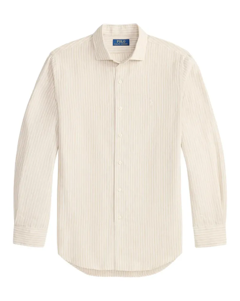 Ralph Lauren Gestreiftes Hemd - Nude Nude