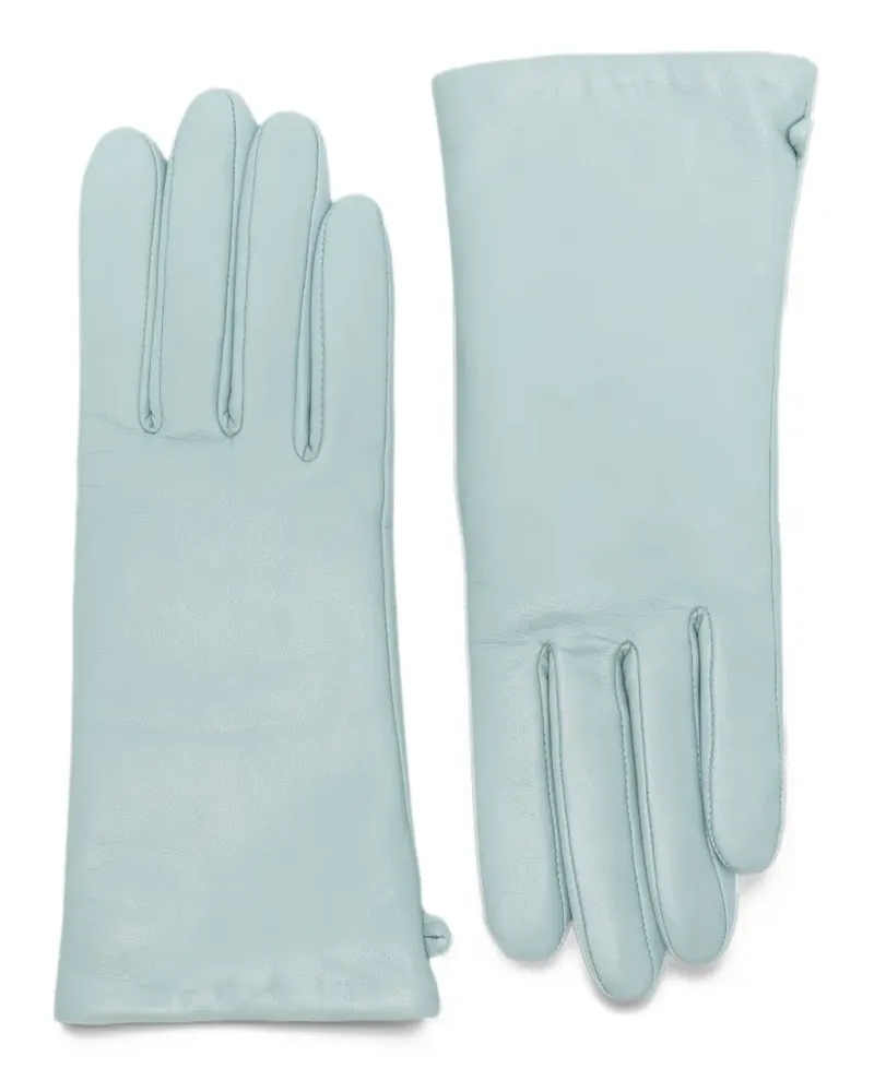 Agnelle Inès button-detail gloves - Blau Blau