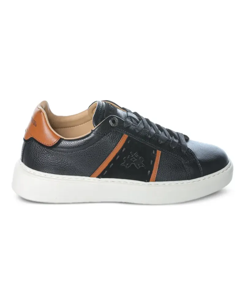 La Martina Blubber leather sneakers - Schwarz Schwarz