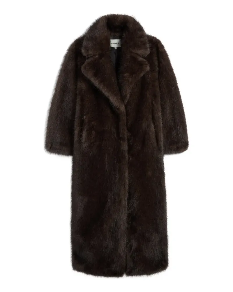 APPARIS Gabrielle faux-fur coat - Braun Braun