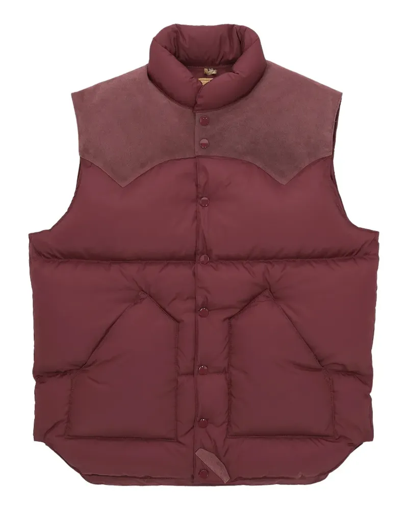 Fortela x Downvestftl Rocky Mountain Featherbed x  wattierte Wildlederjacke - Rot Rot