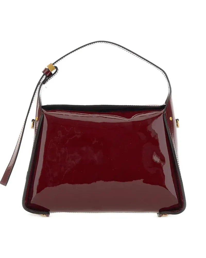 Gianni Chiarini Handtasche aus Lackleder mit Henkel - Rot Rot