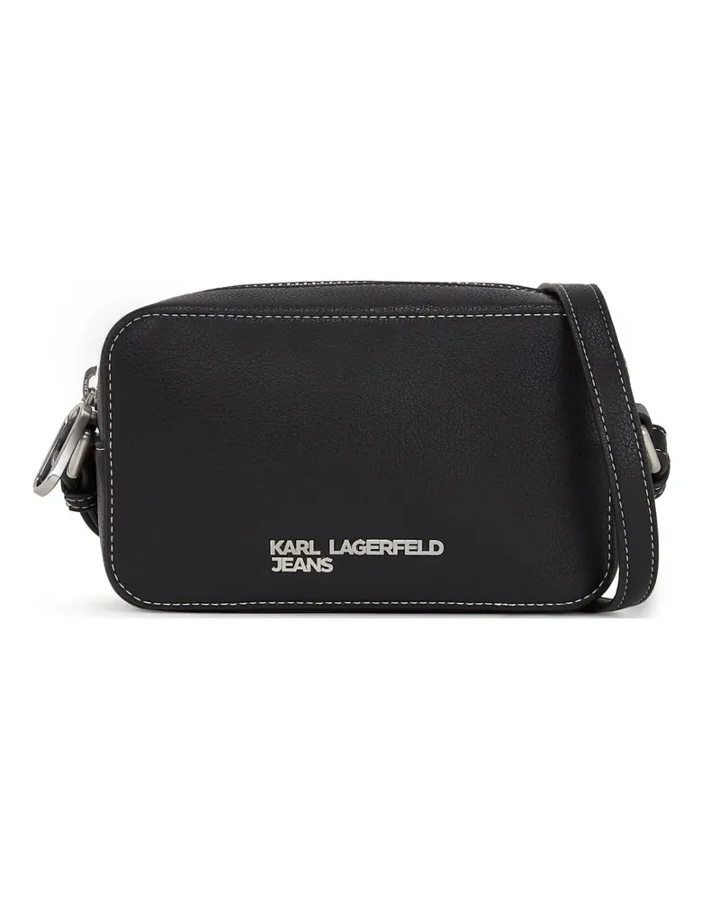 Karl Lagerfeld Umhängetasche mit Logo - Schwarz Schwarz