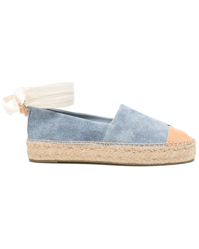 Tory Burch Espadrilles mit angeschnittener Kappe - Blau Blau