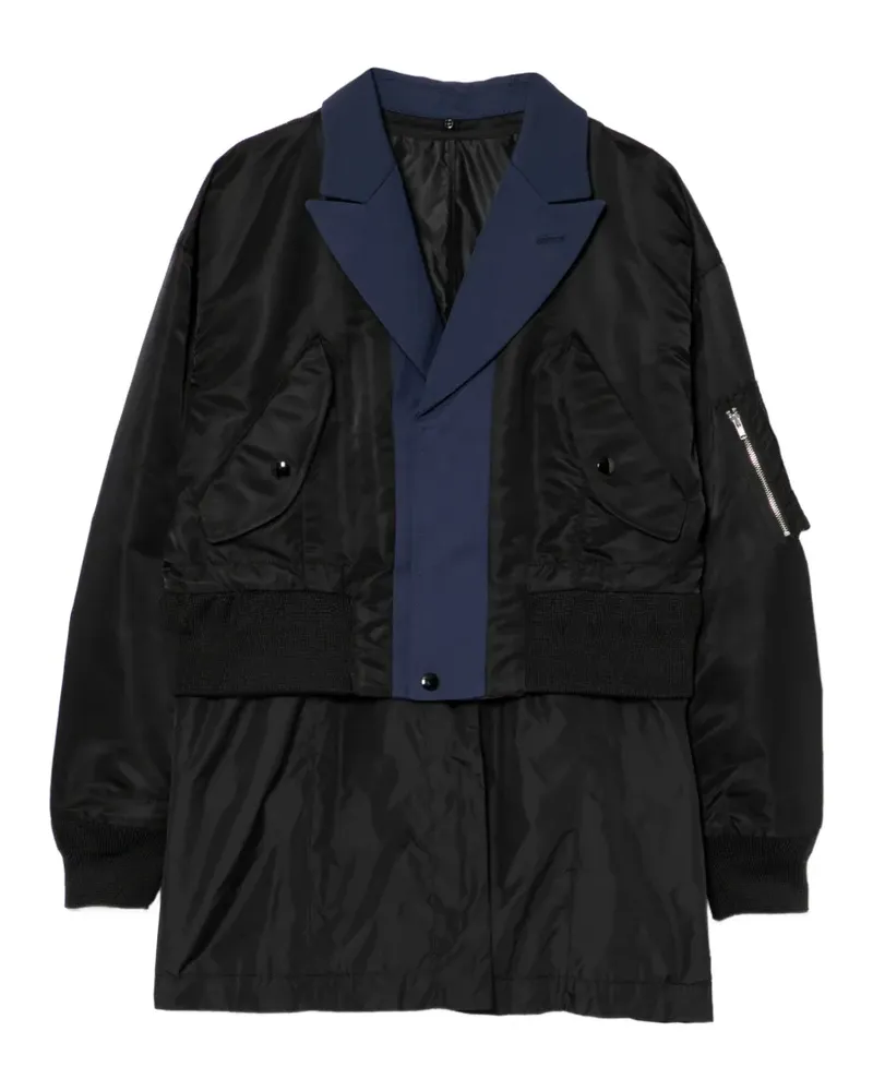 Toga Jacke aus Nylon - Schwarz Schwarz