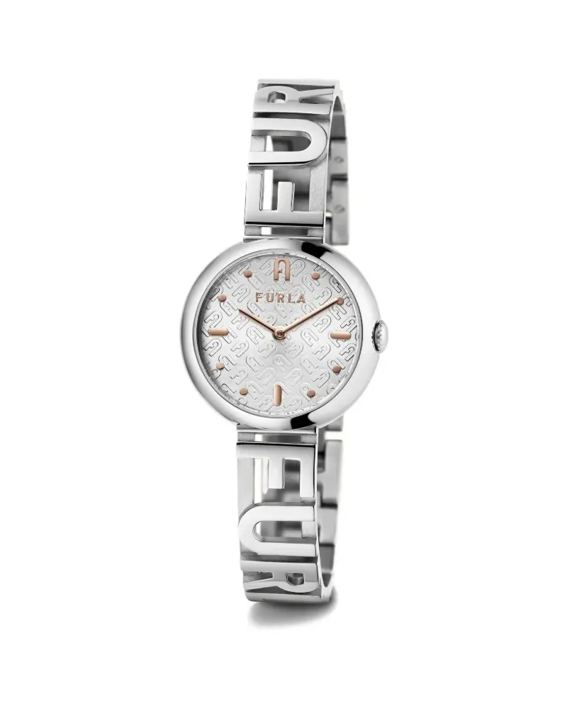 Furla Arch 3D Armreif 30mm - Silber Silber