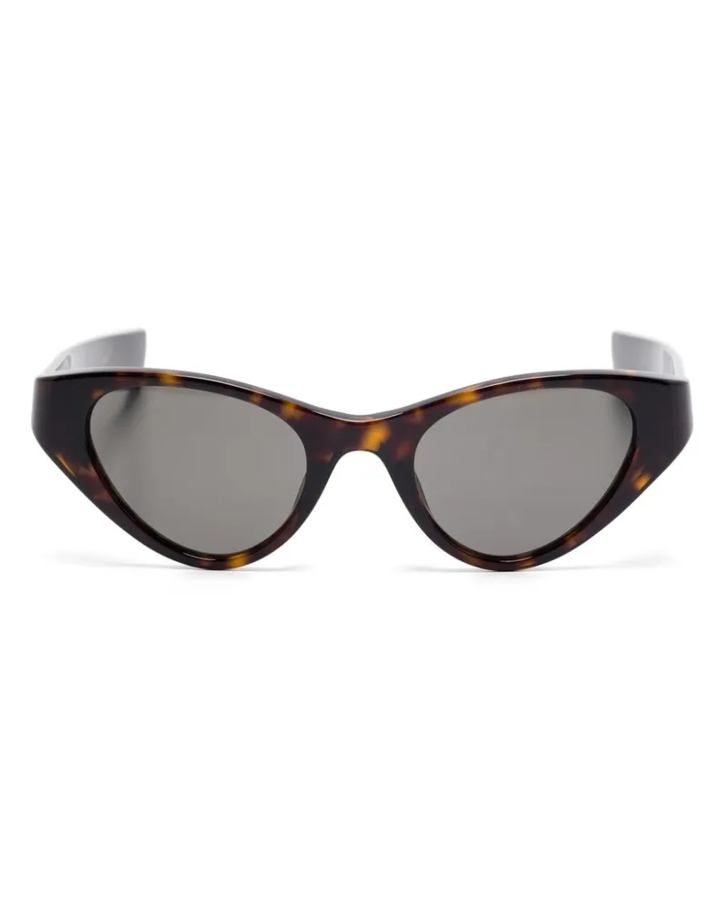 Saint Laurent Sonnenbrille mit Cat-Eye-Gestell - Braun Braun