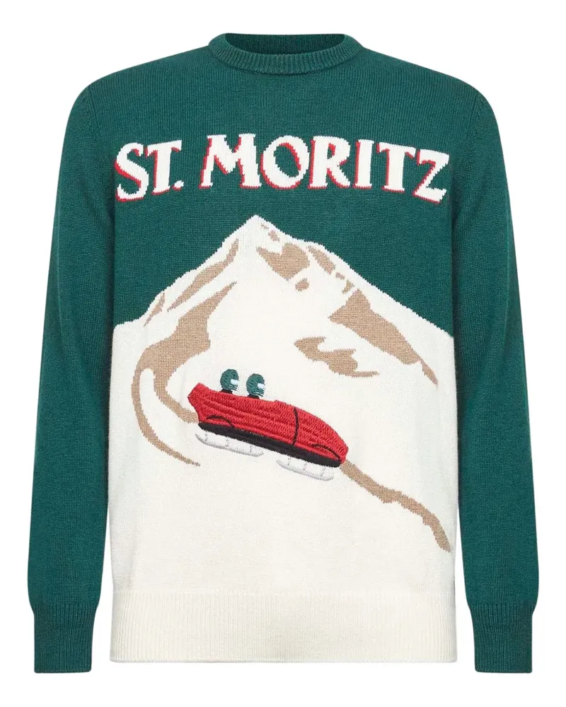 MC2 Saint Barth Bestickter Pullover - Grün Grün