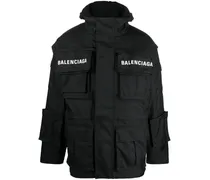 Parka im Oversized-Look - Schwarz