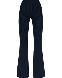 Stella McCartney Gerippte Leggings Blau