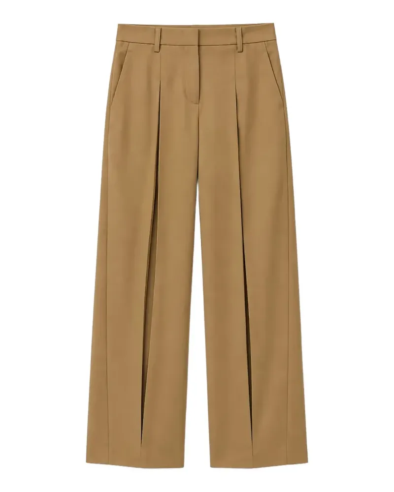 Semicouture Bridget pleated tailored trousers - Nude Nude