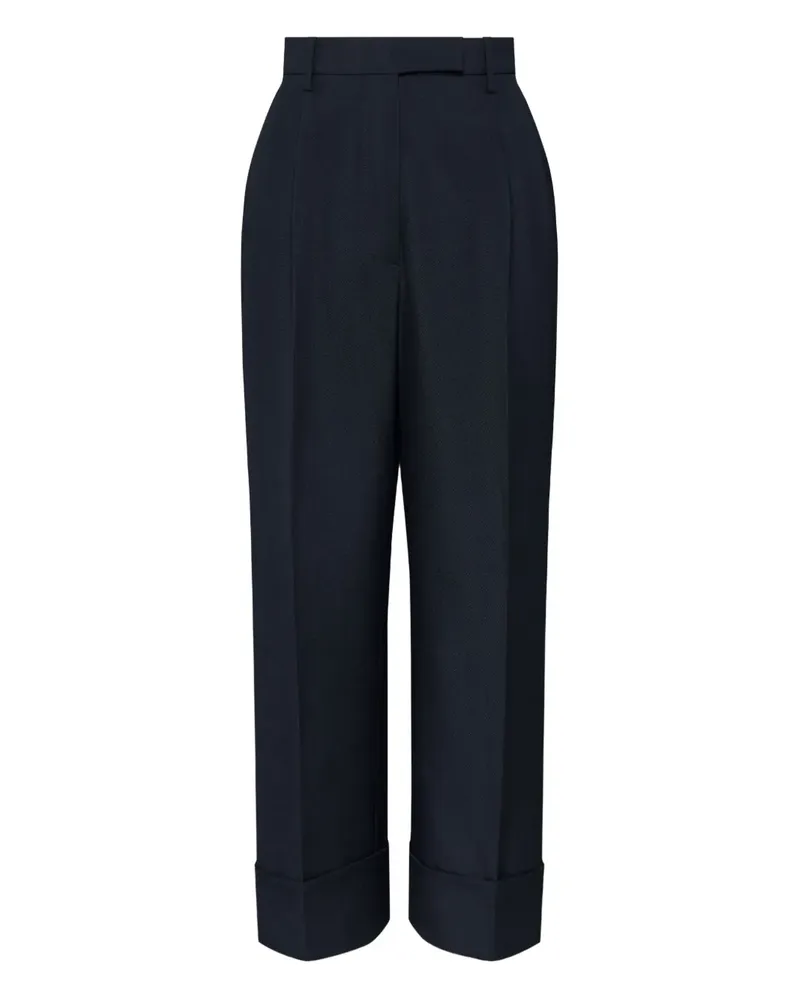 Thom Browne Hose mit Umschlag - Schwarz Schwarz