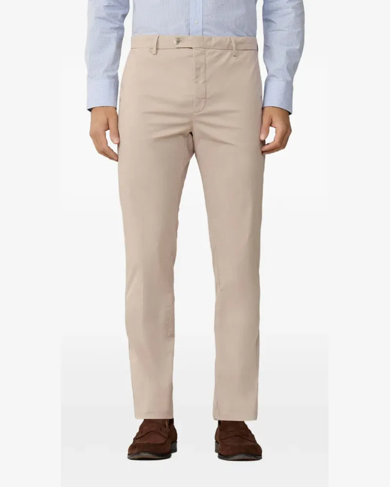 Hackett Kensington Hose mit schmalem Schnitt - Nude Nude