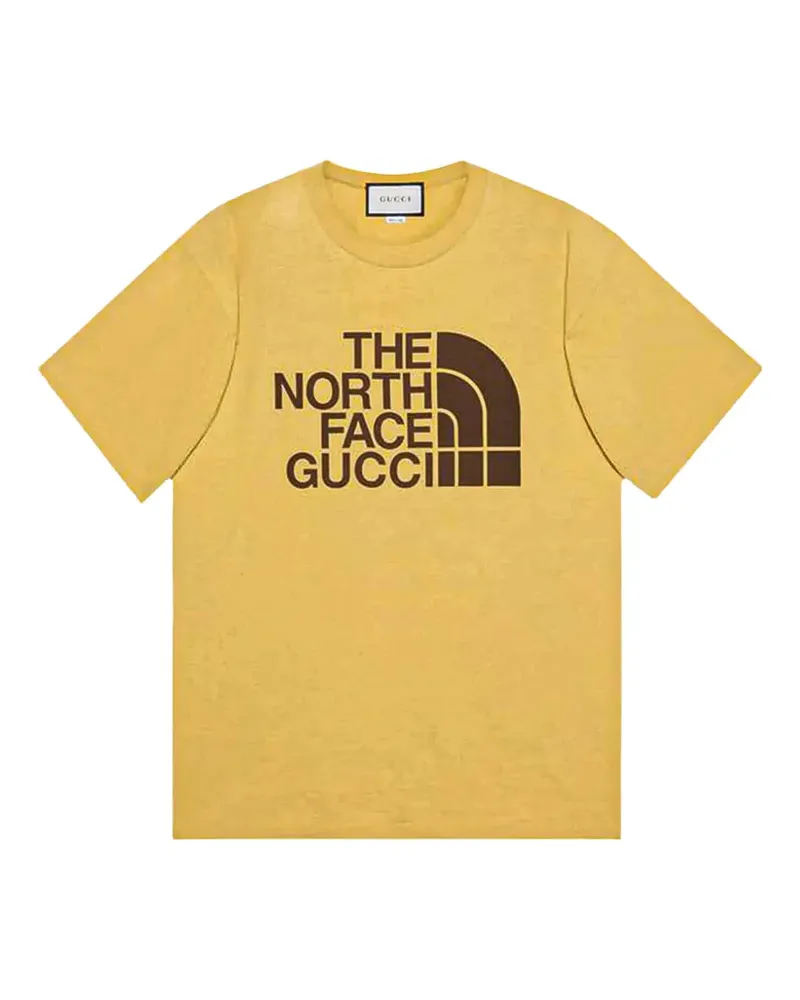 The North Face x Gucci oversize T-shirt - Gelb Gelb