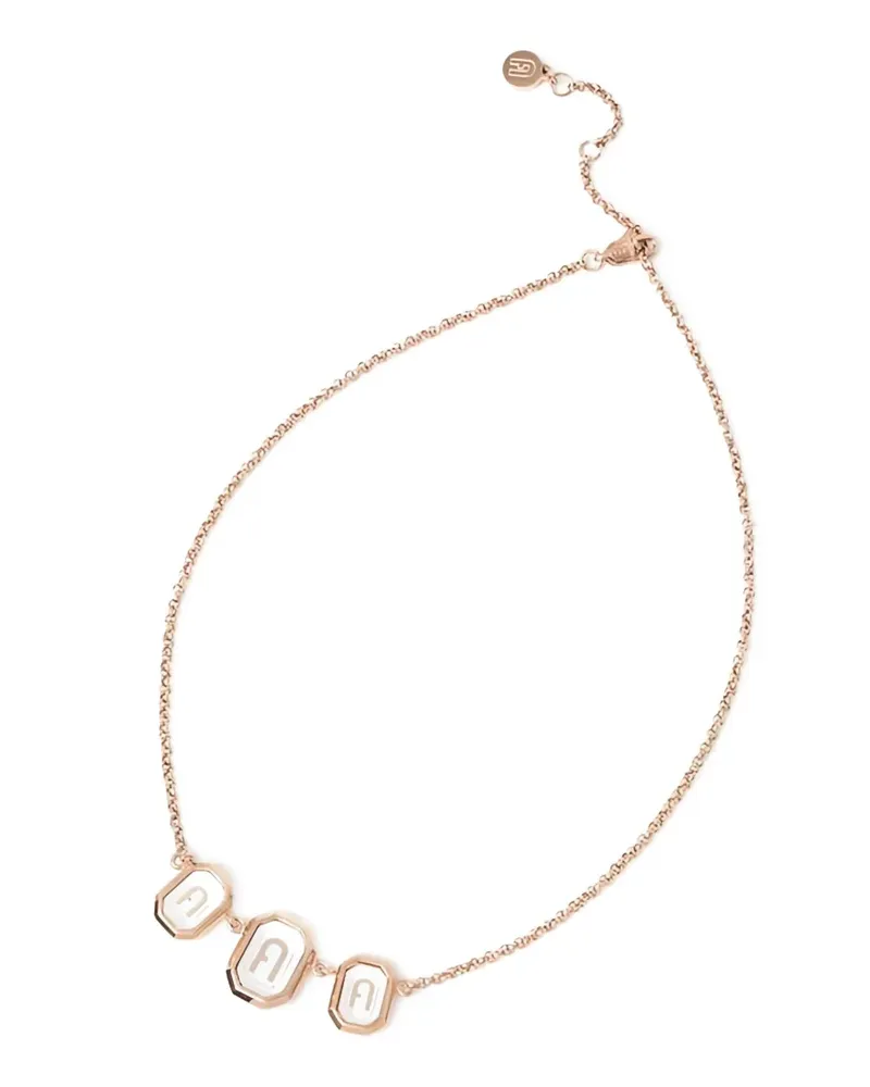 Furla octagon pendant necklace - Rosa Rosa