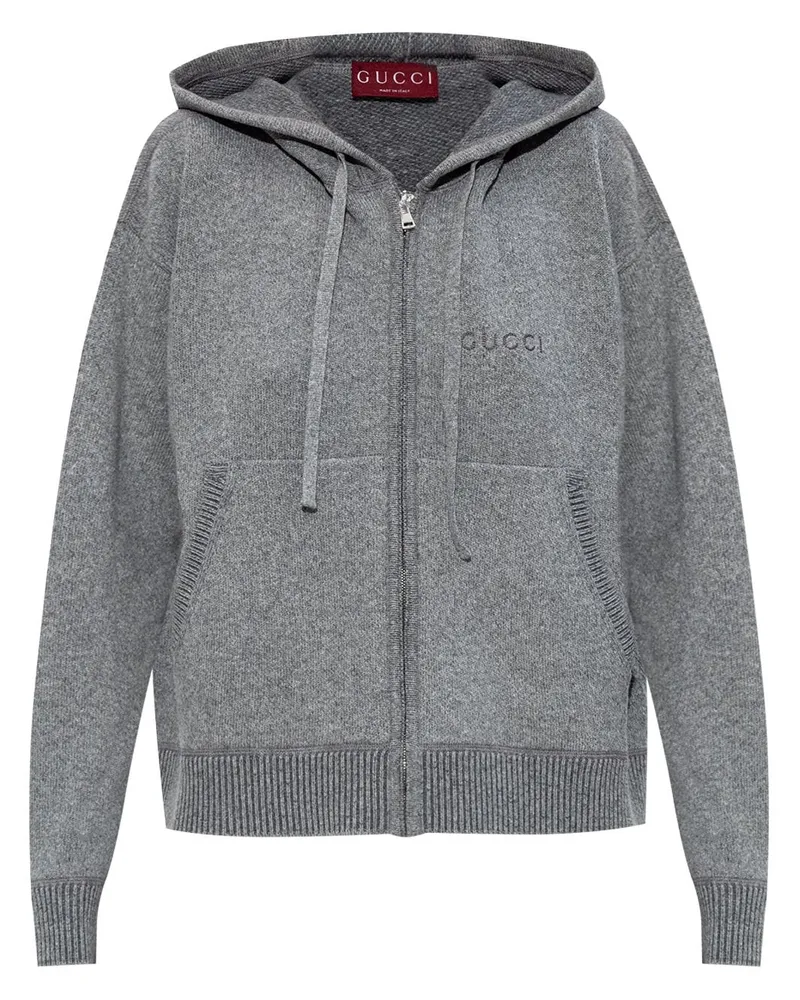 Gucci Sweatshirt mit Reißverschluss - Grau Grau
