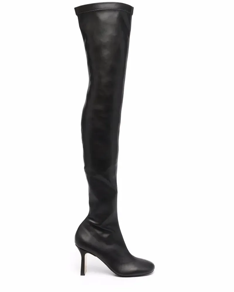 Stella McCartney Overknee-Stiefel 75mm - Schwarz Schwarz