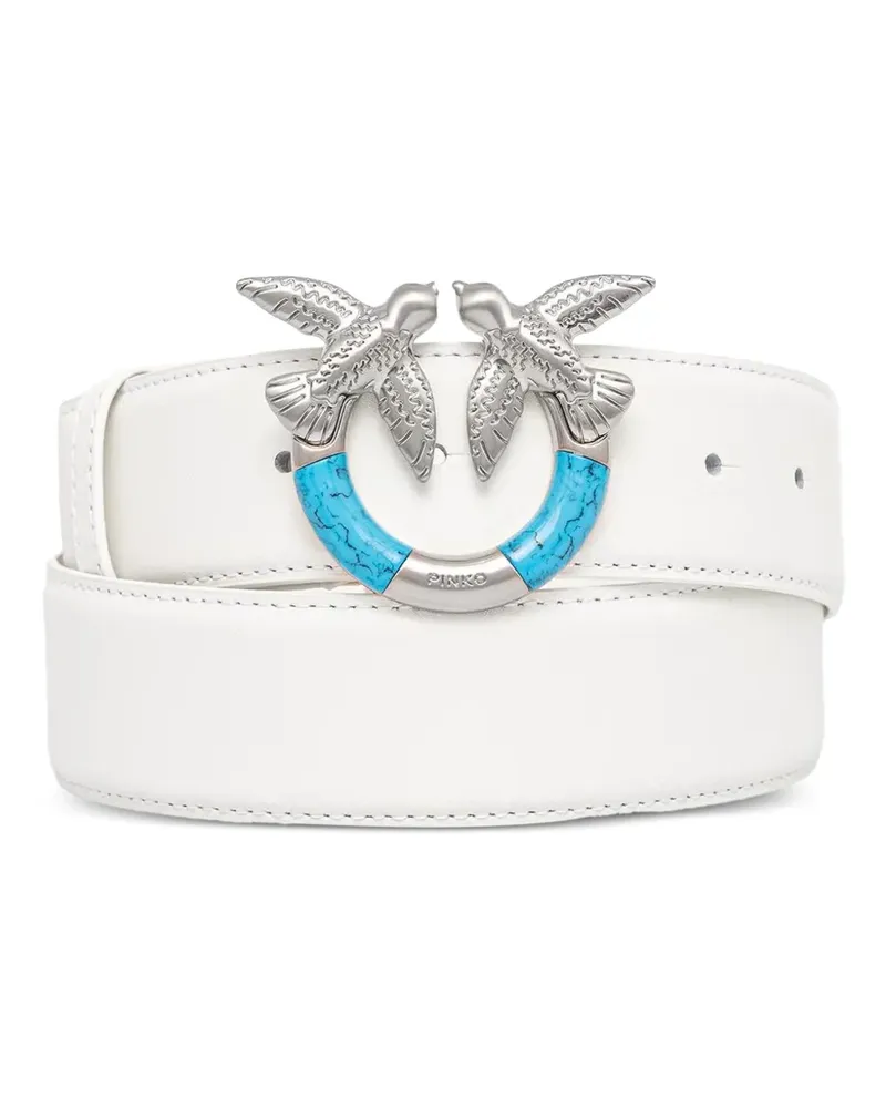 Pinko Love Berry Gürtel - Weiß Weiß
