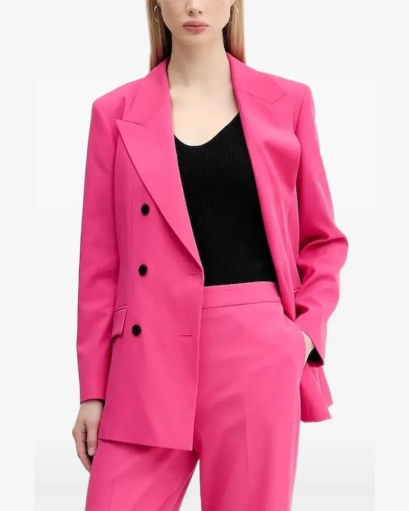 HUGO BOSS Doppelreihiges Sakko - Rosa Rosa