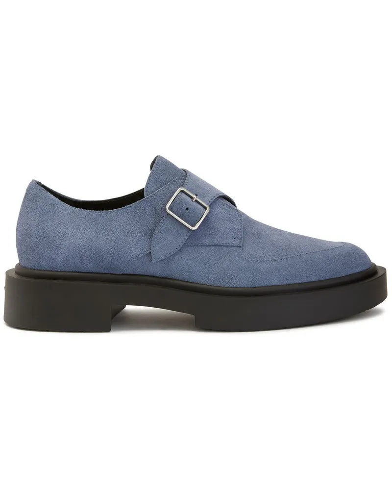 Giuseppe Zanotti Wildlederschuhe mit Schnalle - Blau Blau