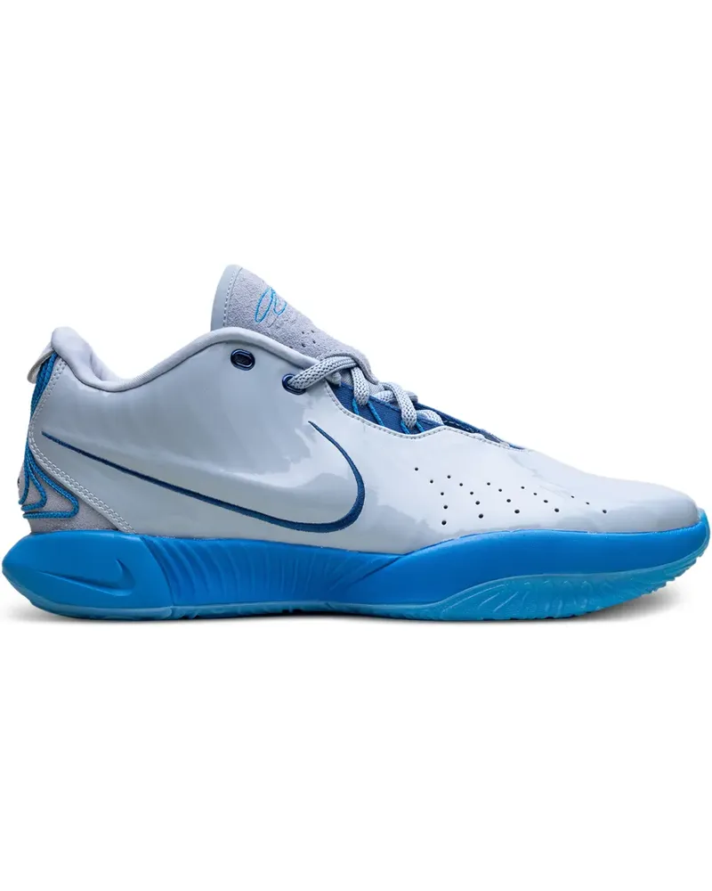 Nike LeBron 21 GS Light Armory Blue/Blue Hero Sneakers - Grau Grau
