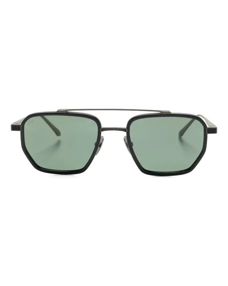 Leisure Society geometric-frame sunglasses - Schwarz Schwarz