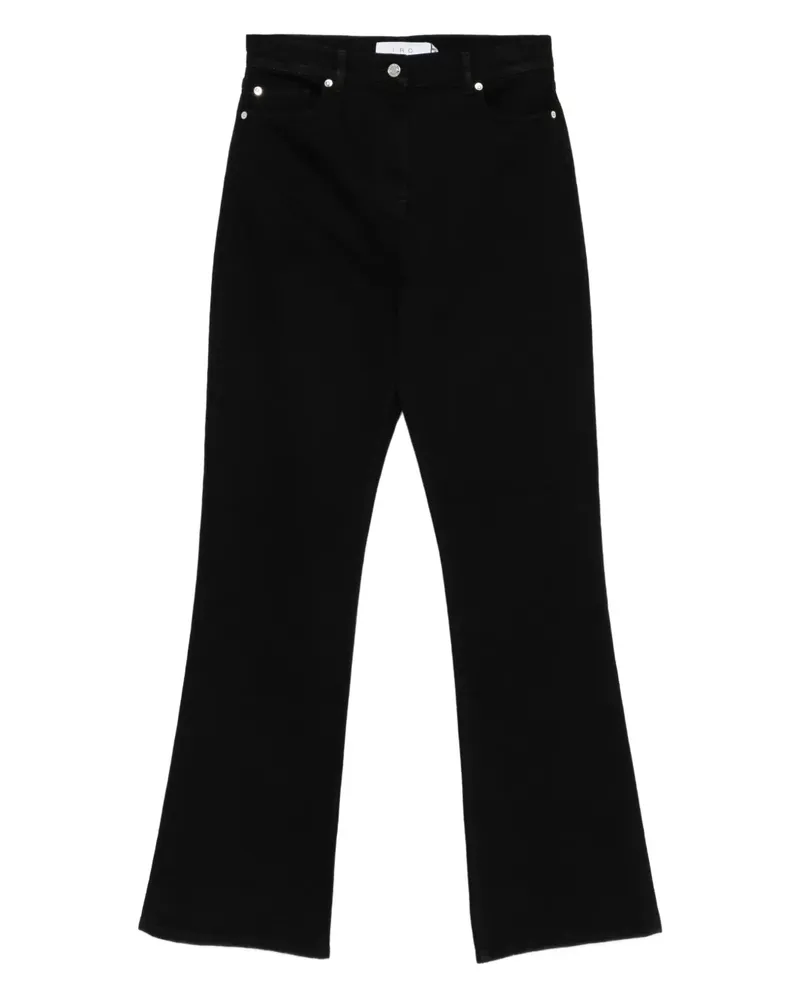 IRO Jeans mit Knopfverschluss - Schwarz Schwarz