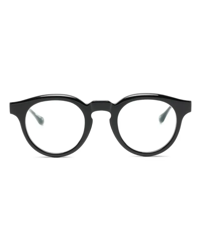 MATSUDA Brille mit rundem Gestell - Schwarz Schwarz
