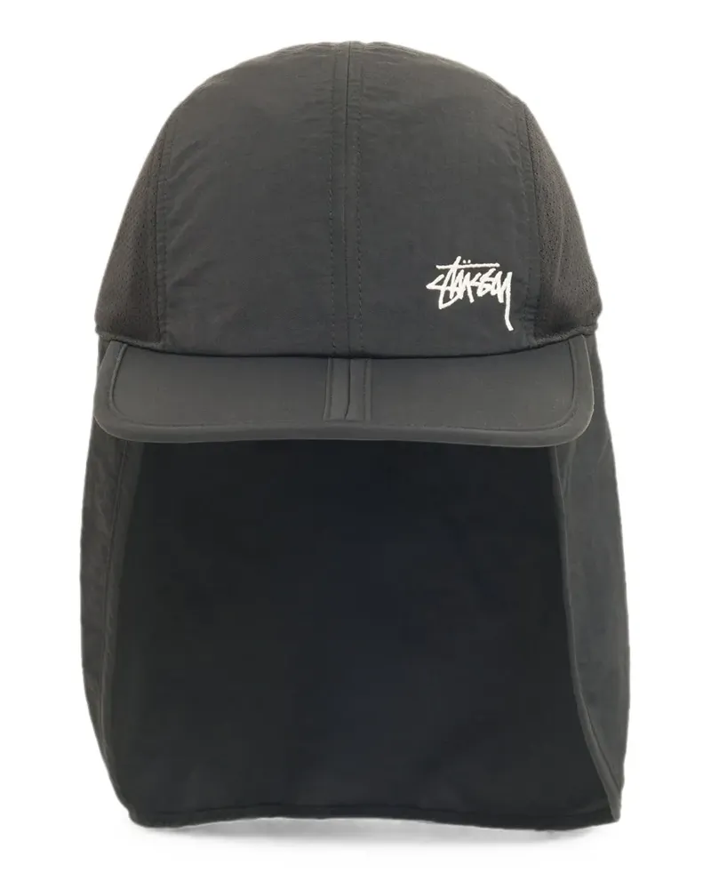 Stüssy Mütze mit Logo-Stickerei - Schwarz Schwarz