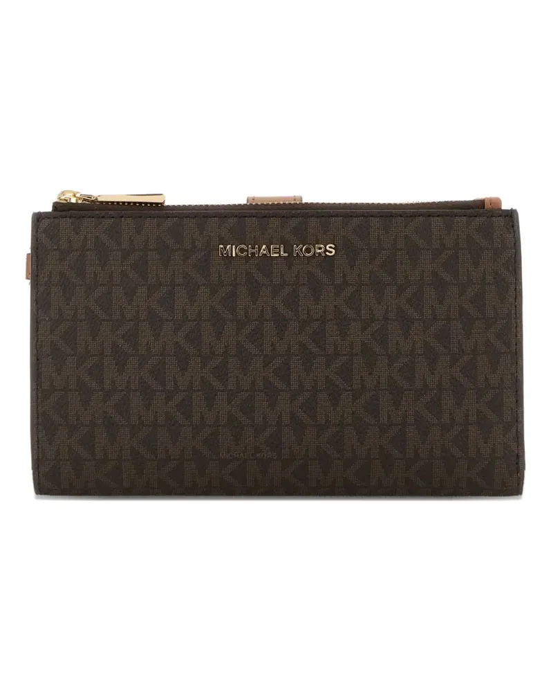 Michael Kors Canvas-Portemonnaie mit Print - Braun Braun