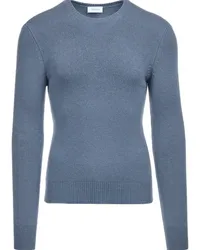 Ferragamo Pullover mit Logo-Schild Blau