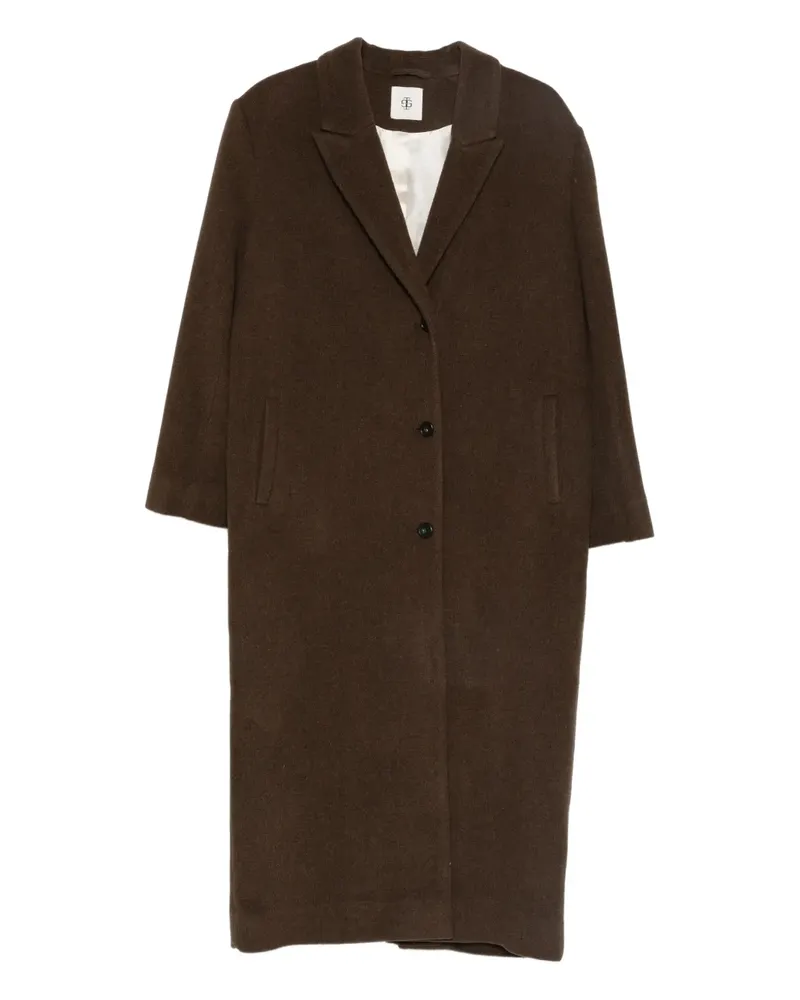 The Garment single-breasted coat - Braun Braun