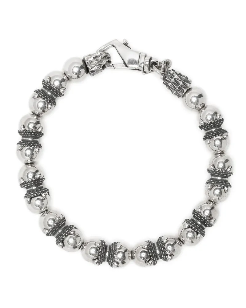 Emanuele Bicocchi Armband mit Perlen - Silber Silber