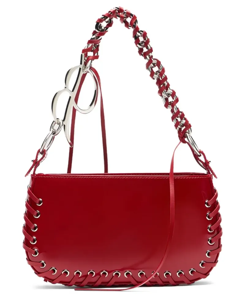 Blumarine Schultertasche mit Logo - Rot Rot