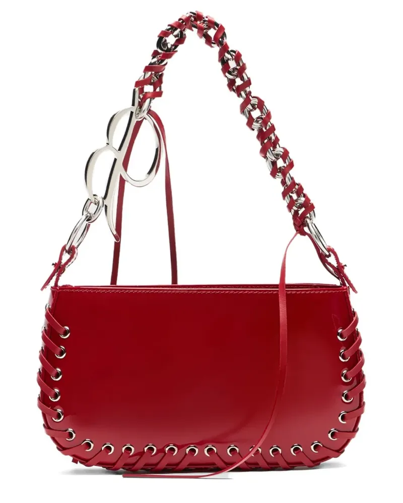 Blumarine logo-detail shoulder bag - Rot Rot