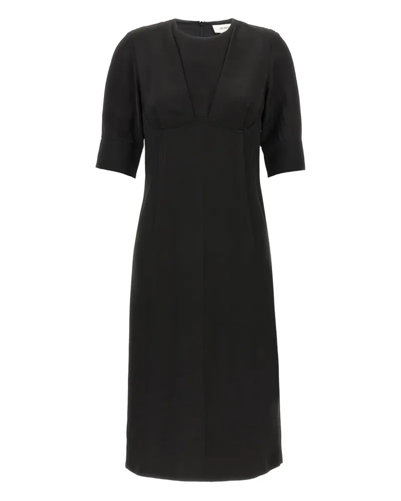 SPORTMAX Kleid mit kurzen Ärmeln - Schwarz Schwarz