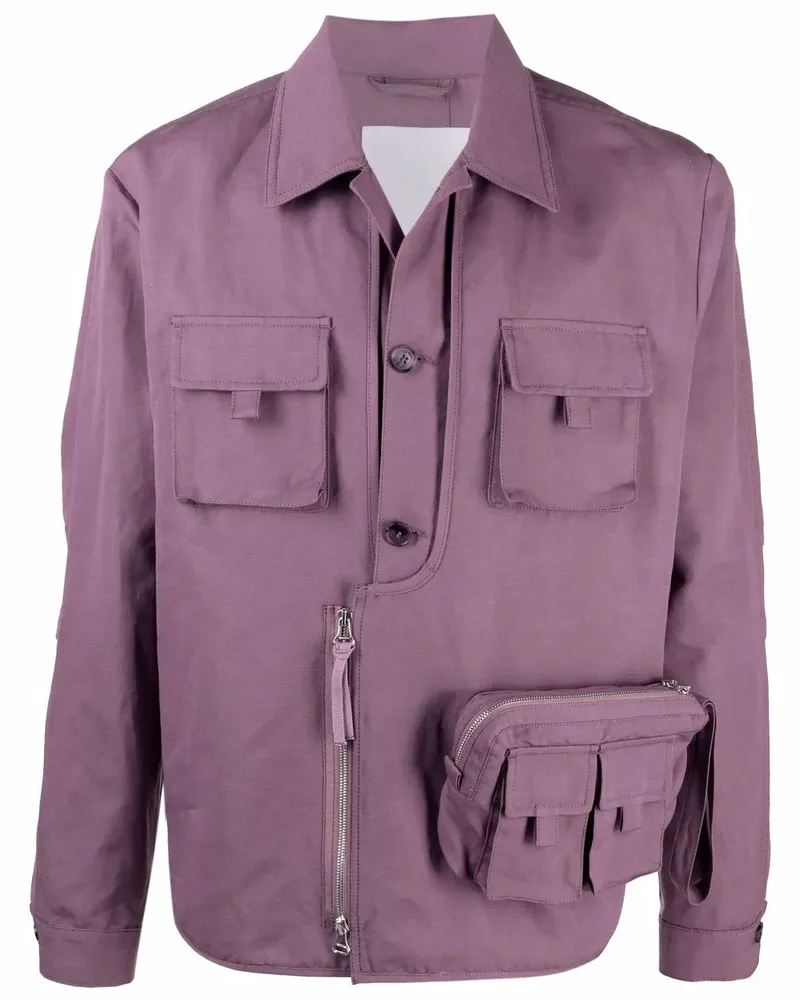 Kenzo Jacke mit Taschen - Violett Violett