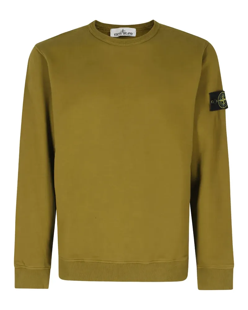 Stone Island logo-patch sweater - Grün Grün