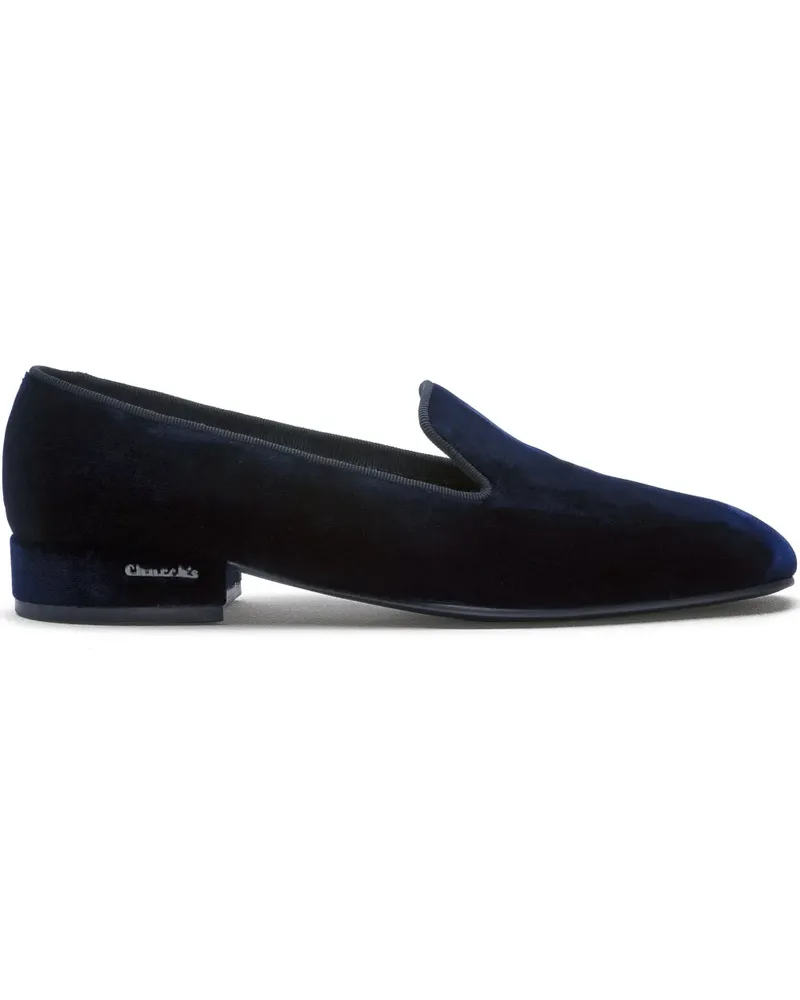 Church's Loafer aus Samt - Blau Blau