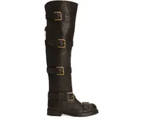 Stiefeletten mit Schnallen - Braun